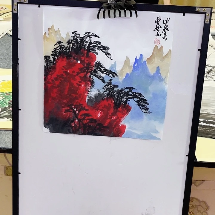 国画张圣敏先生纯手绘作品