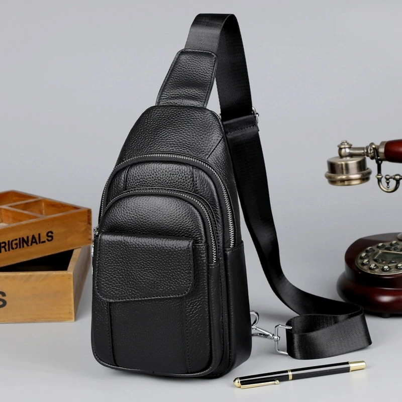 【头层牛皮】时尚头层牛皮单肩包斜挎包耐脏-2314-zb