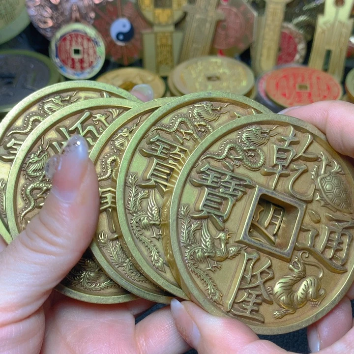 铜现代工艺品一套五帝1