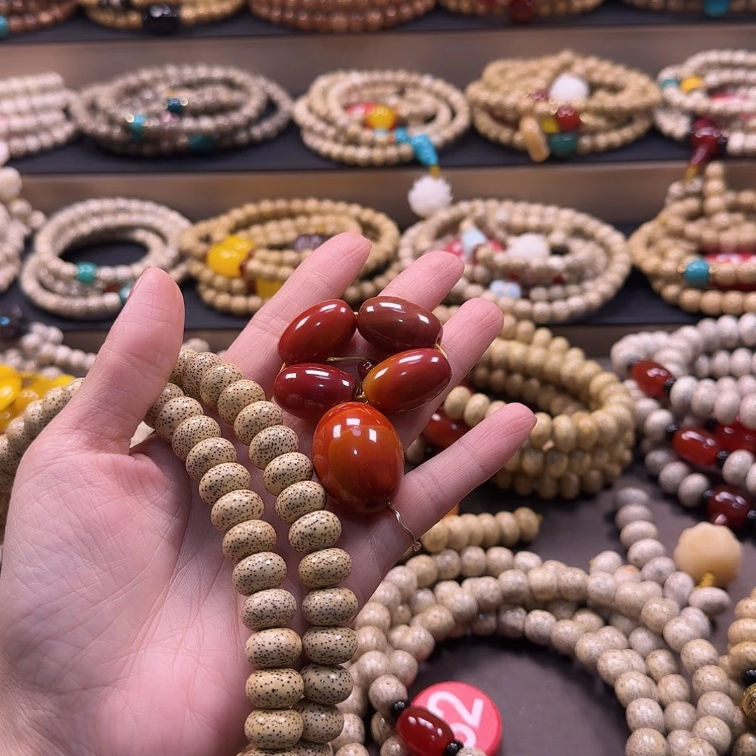 *****星月菩提吊坠海南星月菩提原生态