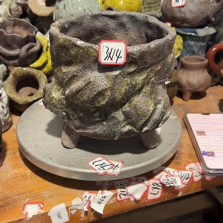 粗陶花盆制作就这样了