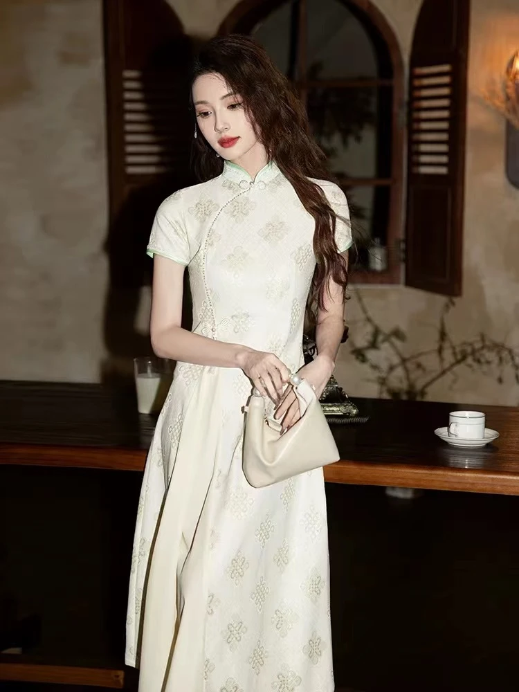 740-绿色   如意 年轻 大奥戴 旗袍