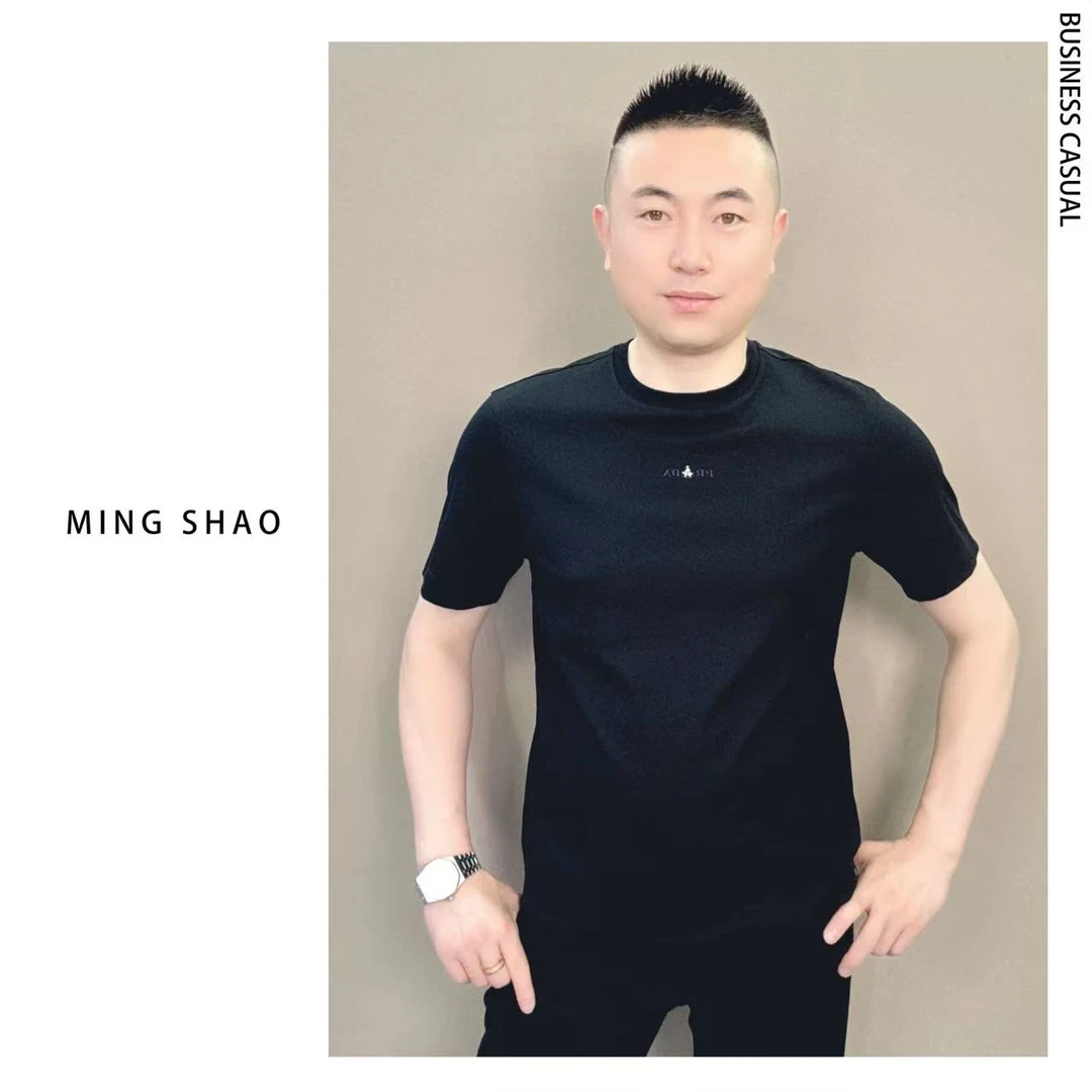 【8167】偏小一码夏季男士轻奢高端圆领T恤百搭时尚