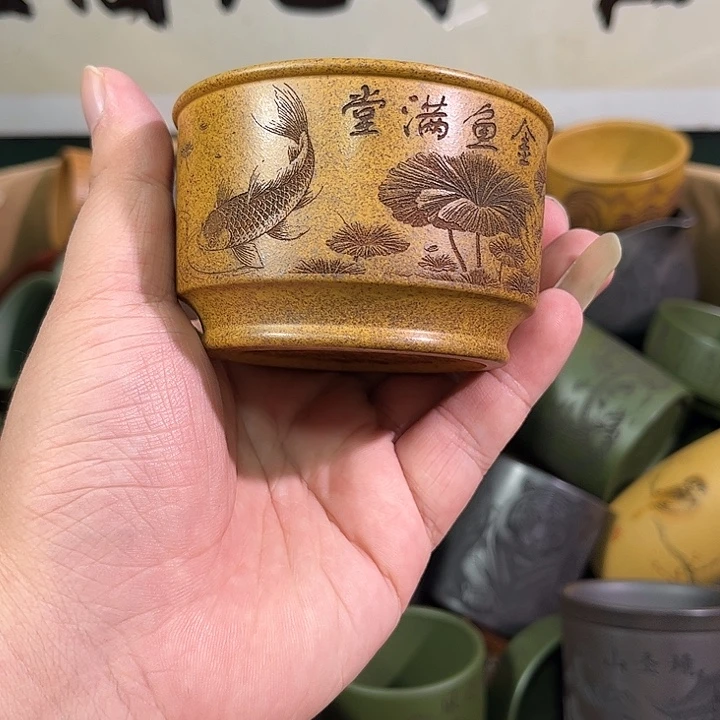 茶杯紫砂全手工紫砂主人杯