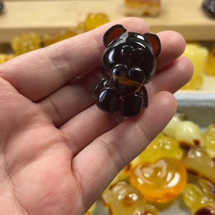 琥珀颈饰未镶嵌琥珀蜜蜡