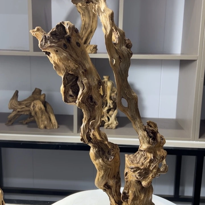 木石榴木风化老木头摆件