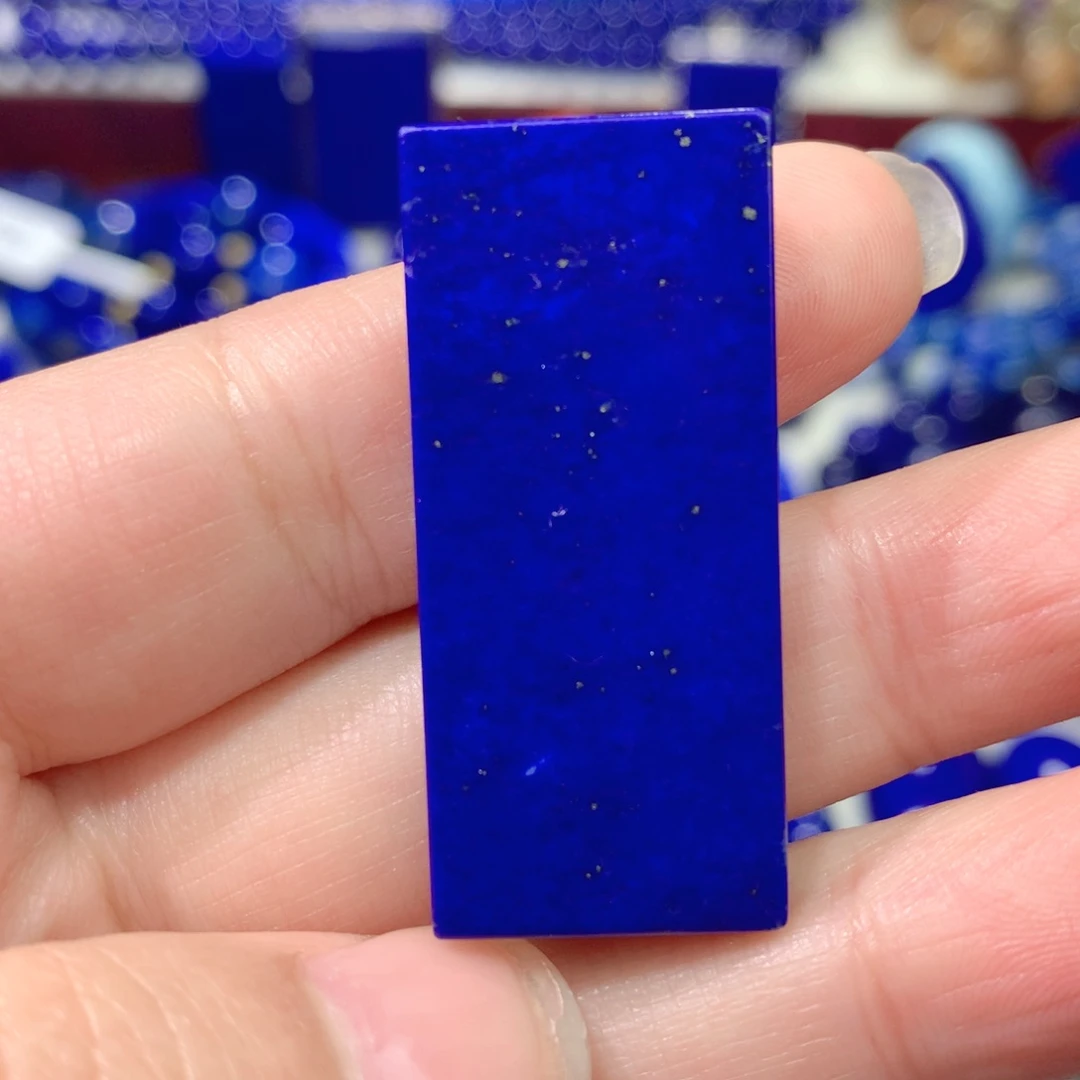 青金石未镶嵌无事牌挂件