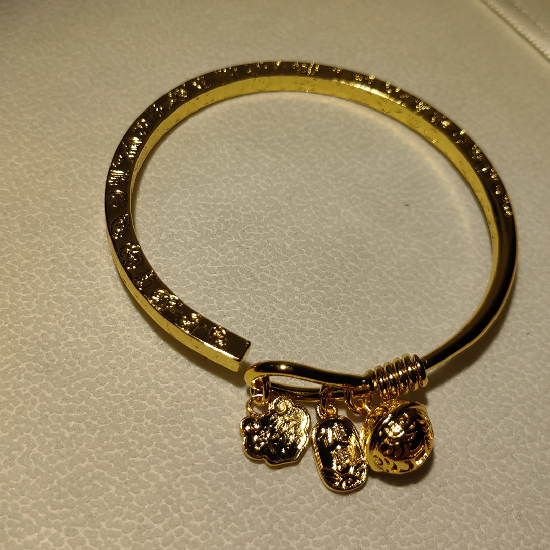 足银手镯 [高级定制］吉言铃铛镯0651