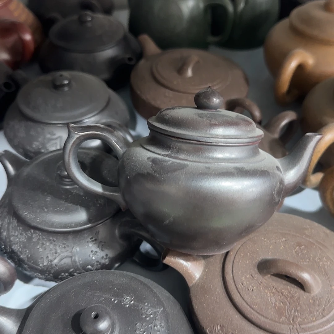 紫砂茶壶民间手艺人全手工制作