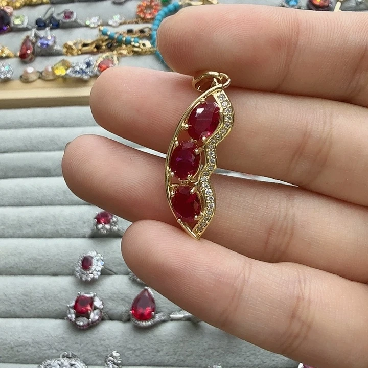 J***E水晶戒指银S925镶嵌