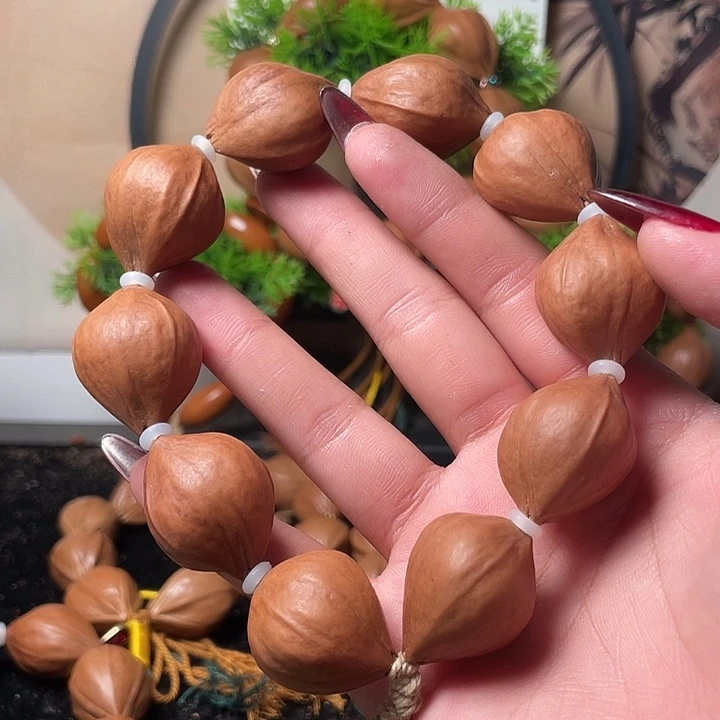 橄榄核手串/手链2.2素串蒜头10