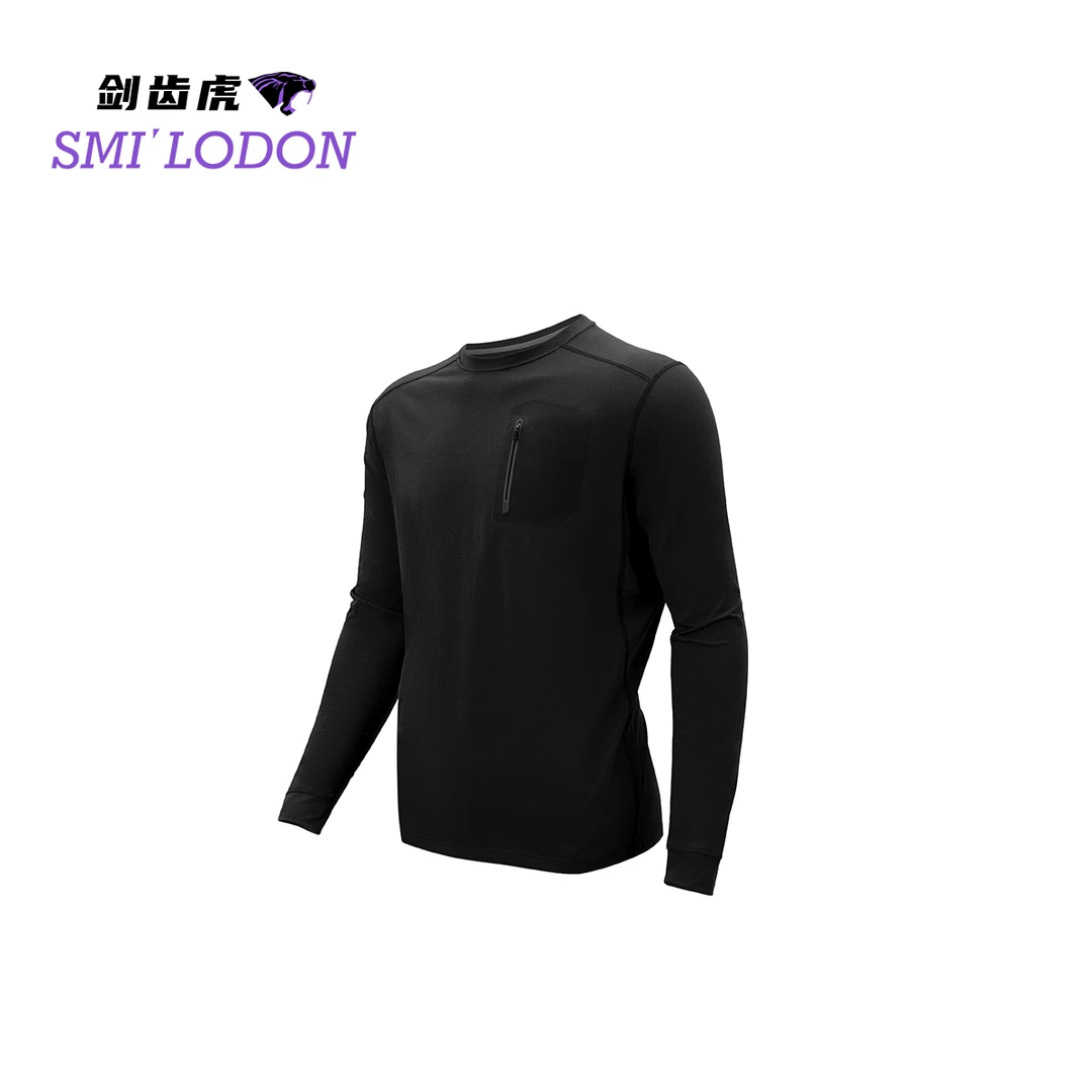 【李晨nic专属】剑齿虎 情侣款 户外运动长袖 打底衫25836