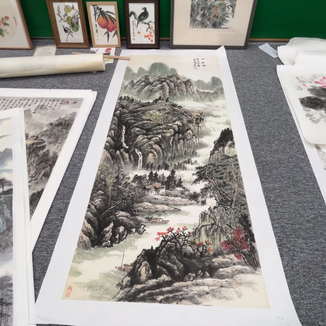 国画名*?小六绘画作品