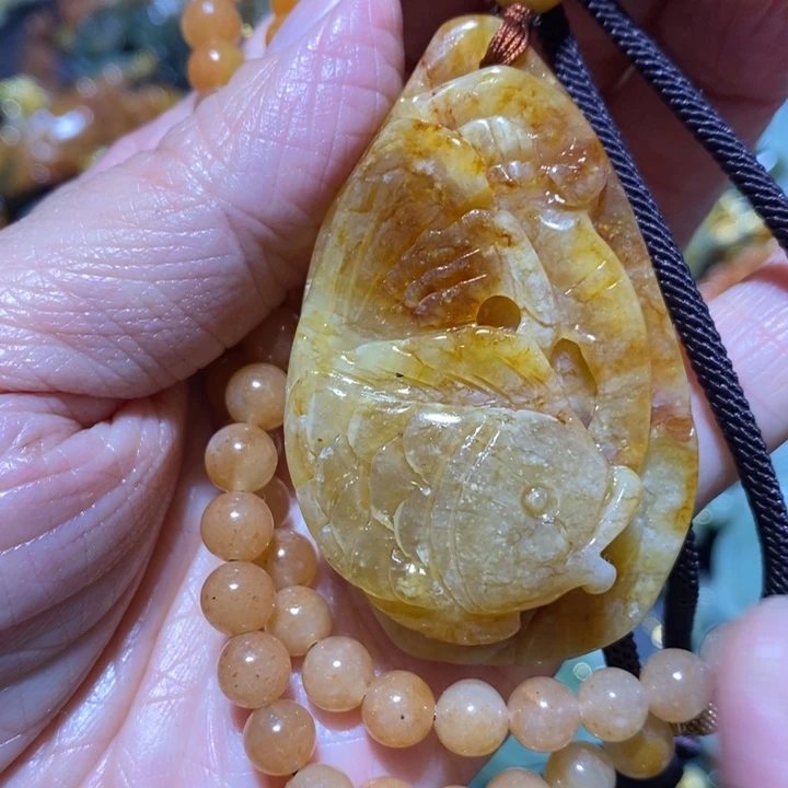 岫玉岫玊吊坠未镶嵌