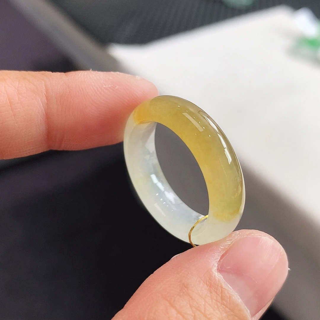 翡翠未镶嵌戒指19-20号