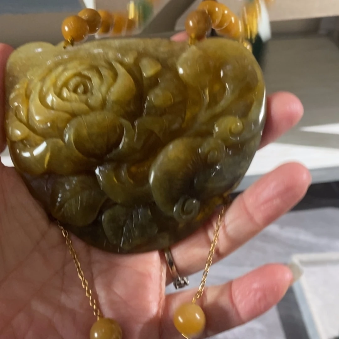 【闪购商品】岫玉毛衣链未镶嵌