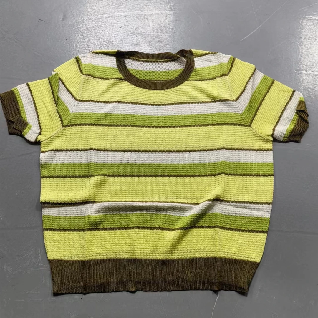 16号 35号【南油玲姐】2色可选短袖针织衫MY471