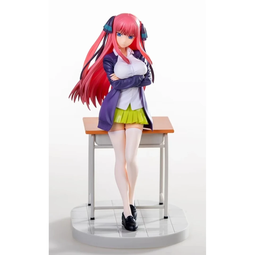 五等分的花嫁 课桌少女 中野二乃 可换头 站姿 摆件模型 盒装手办