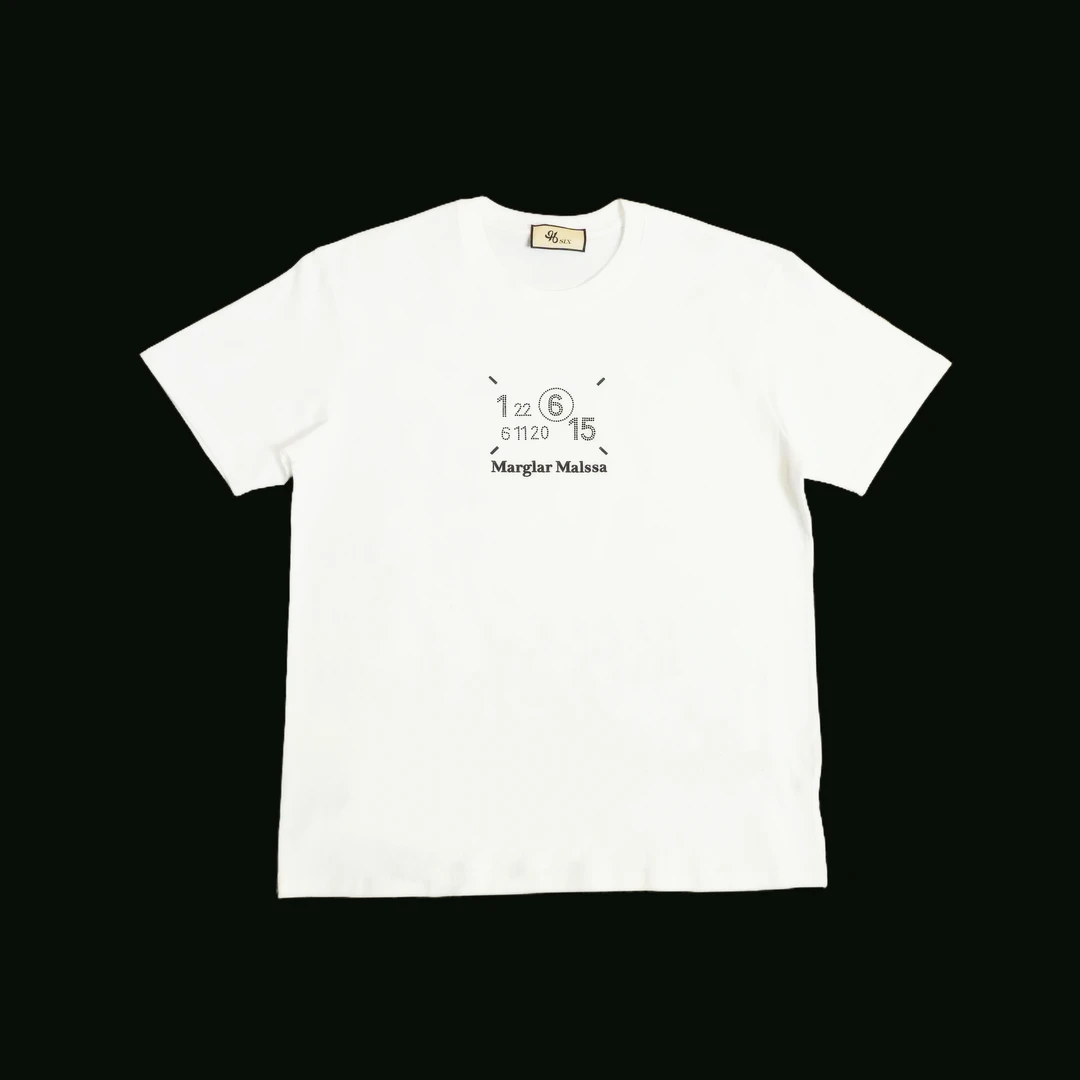 【六六六】时钟夏季青年街头短袖春夏圆领T恤休闲男士