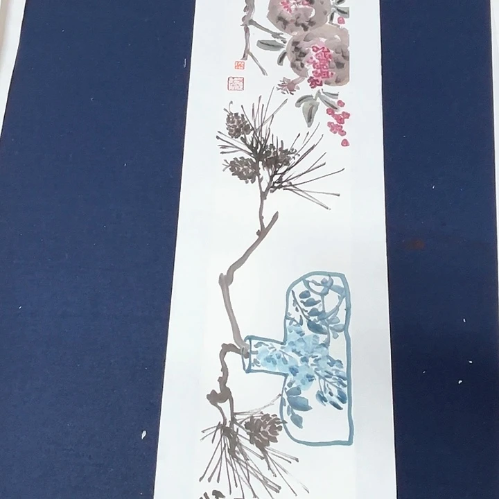 国画崔春刚国画字画中式7017