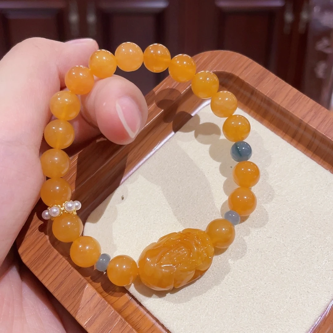 手链蜜蜡未镶嵌手串