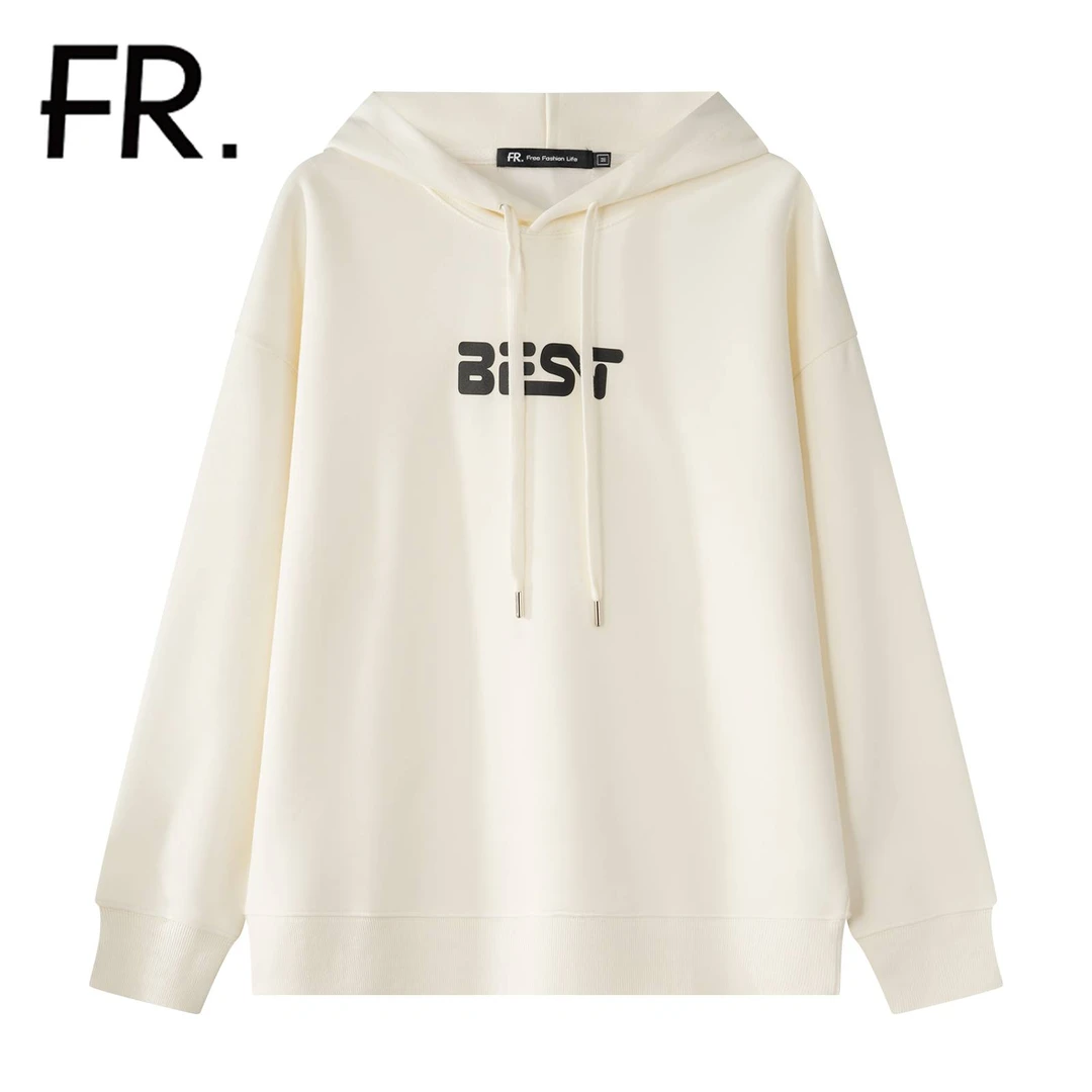 凡人优品女装春秋连帽卫衣W962