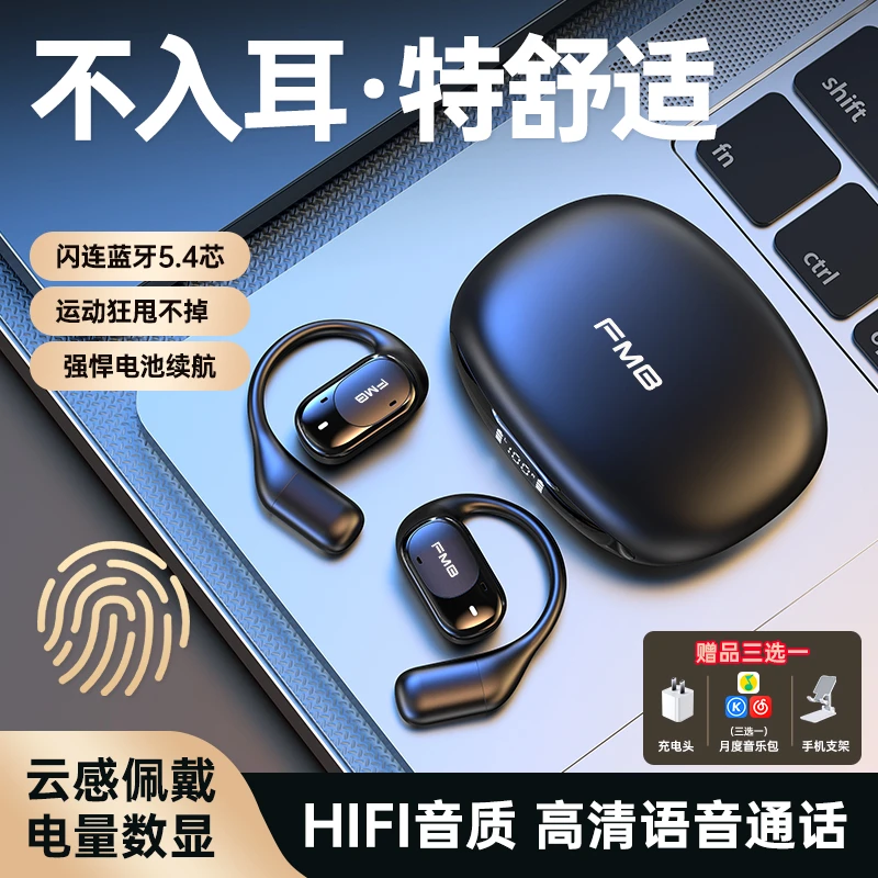 FMB柏林之声无线蓝牙耳机降噪久戴不痛挂耳式适专业级耳机蓝牙