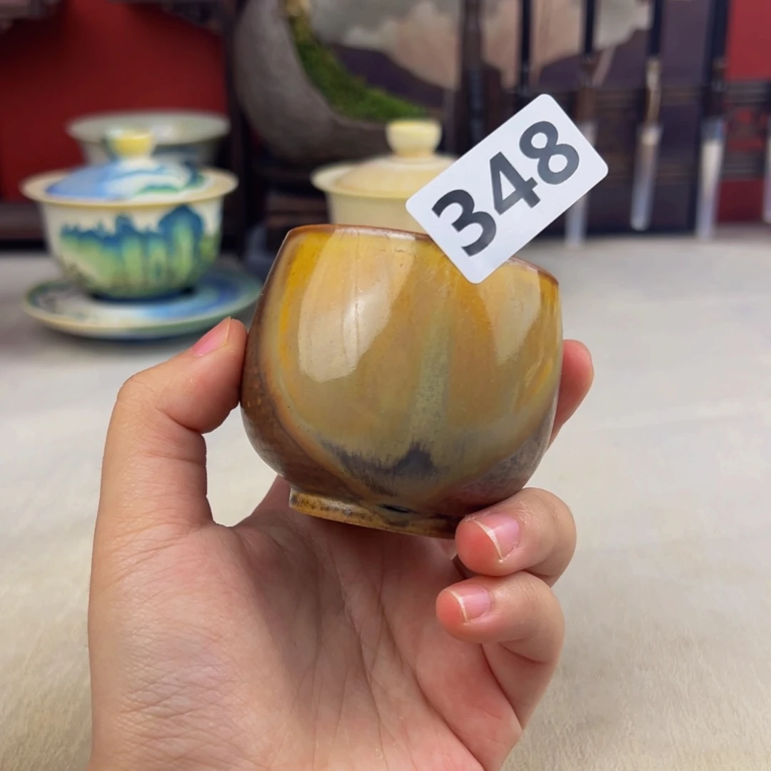 杯纯手工柴烧主人杯