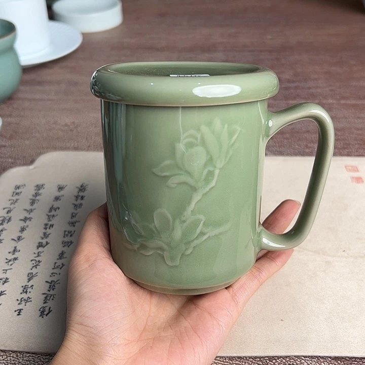 龙泉云间青瓷小米茶器
