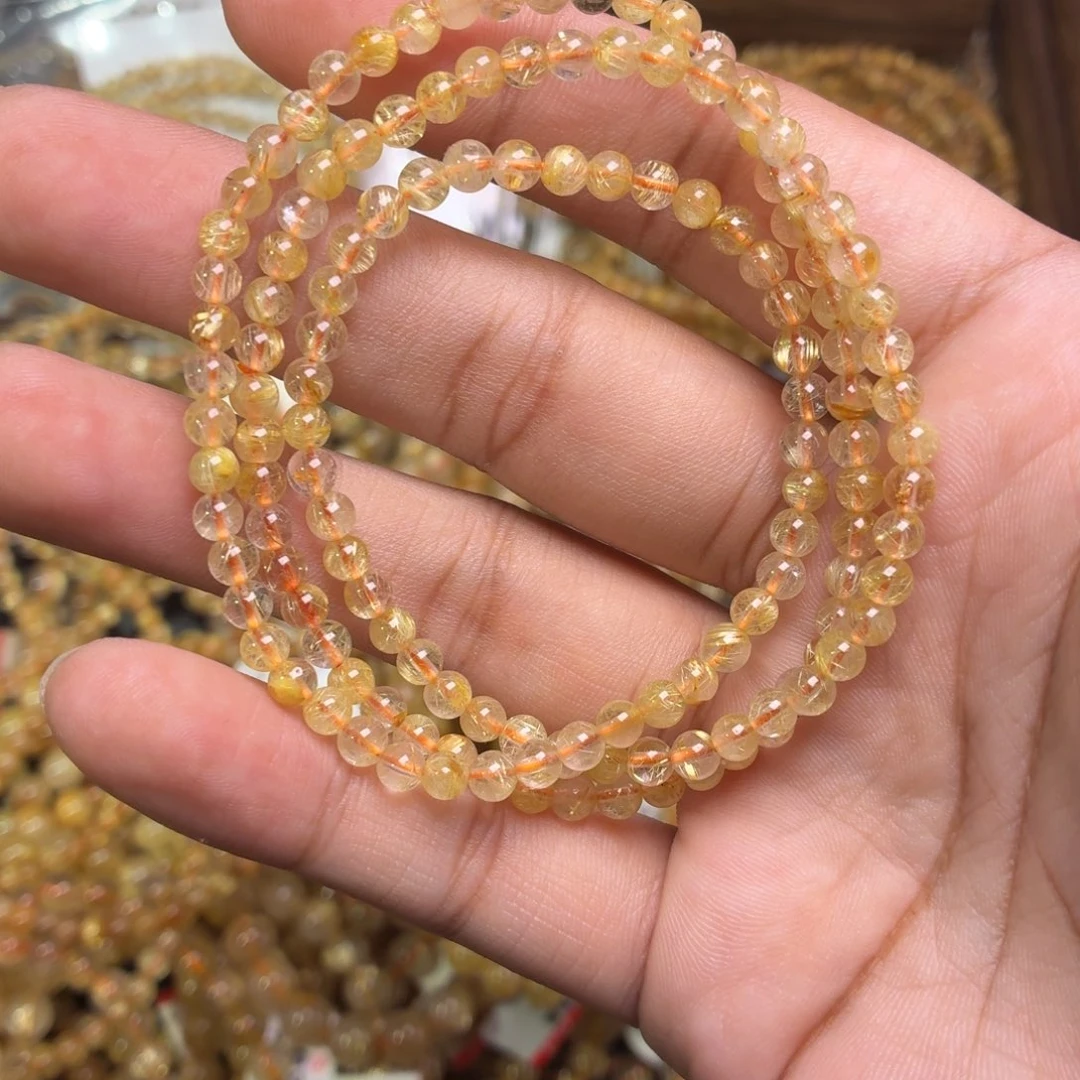 未镶嵌手链发晶卡4.7