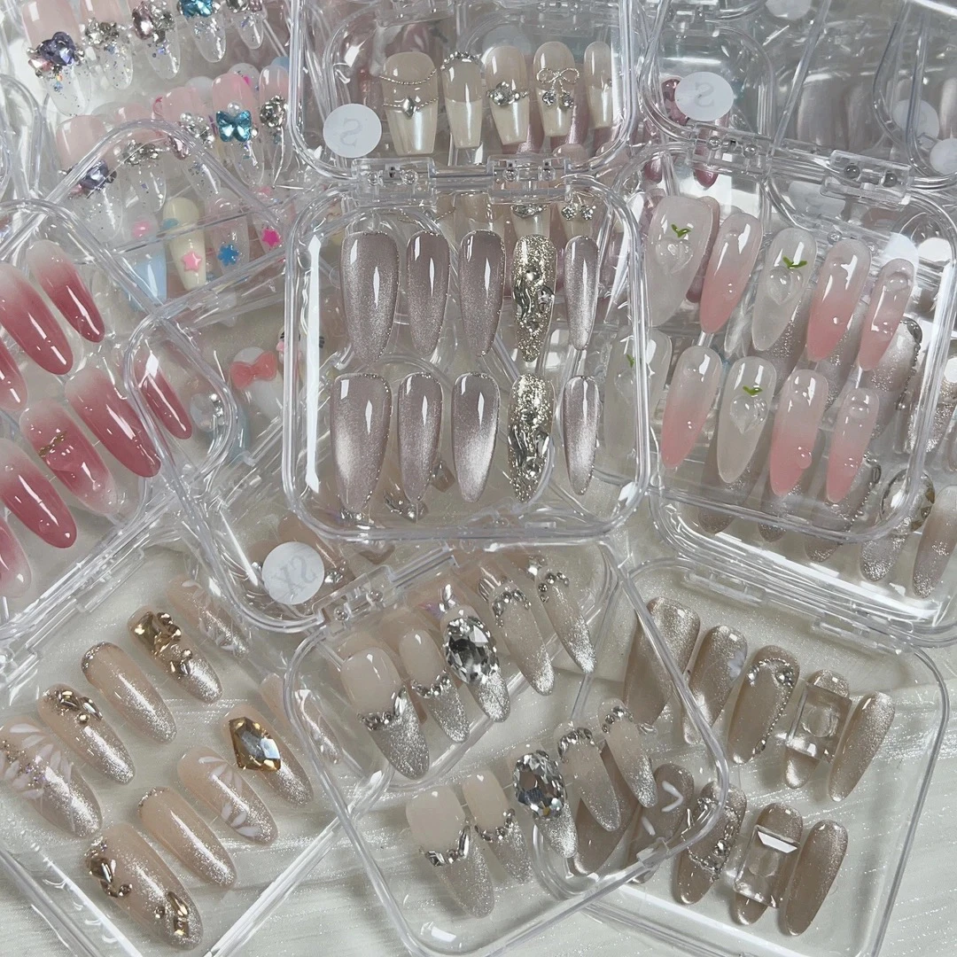 『直播过款的链接』芷间再遇见～纯手工穿戴甲No退No换美甲默认微瑕