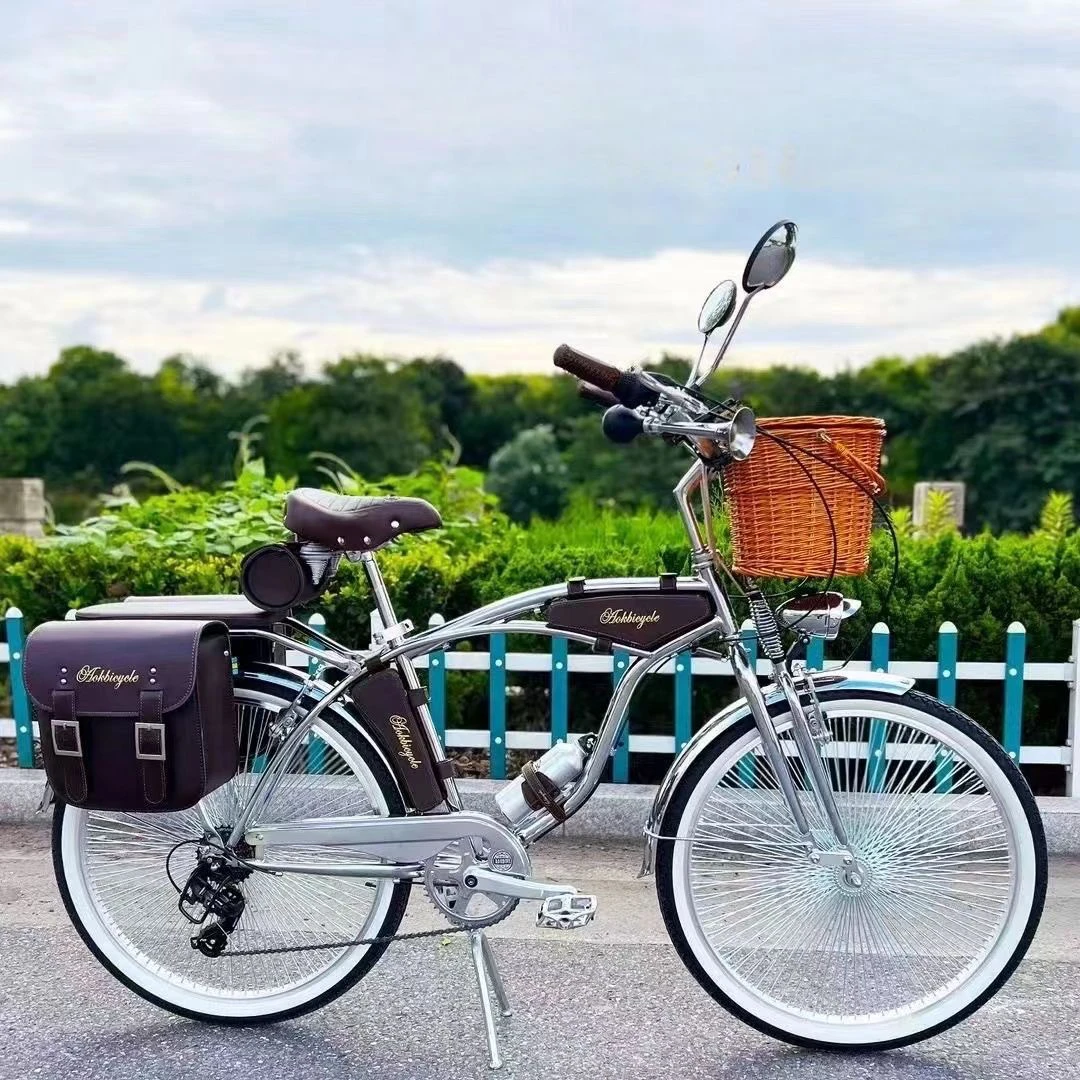 复古自行车英伦通勤24-26英寸成人变速男女通用老爷车公路车