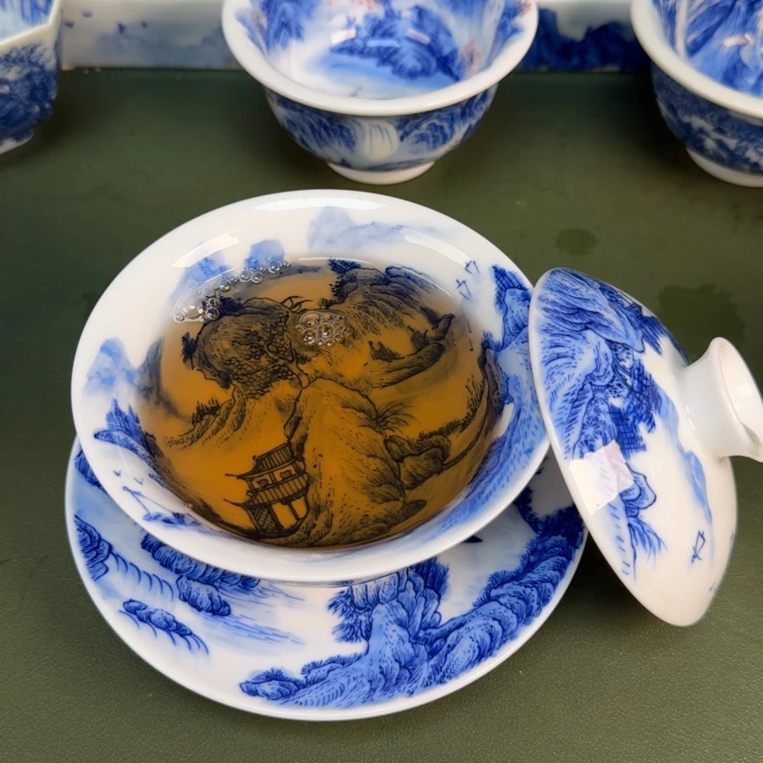 景德镇纯手绘茶具圆圆209