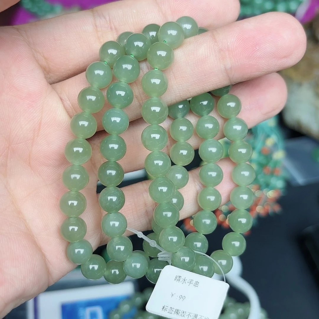 和田玉手链拍一发一多样性未镶嵌