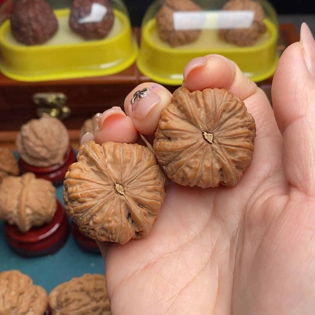 吊坠文玩核桃38平底锅