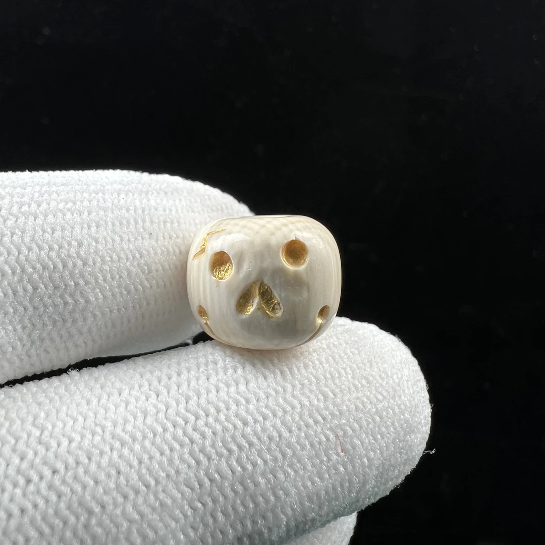 X7508天然猛犸牙 配饰 13.8*11.3mm支持鉴定 假一罚四