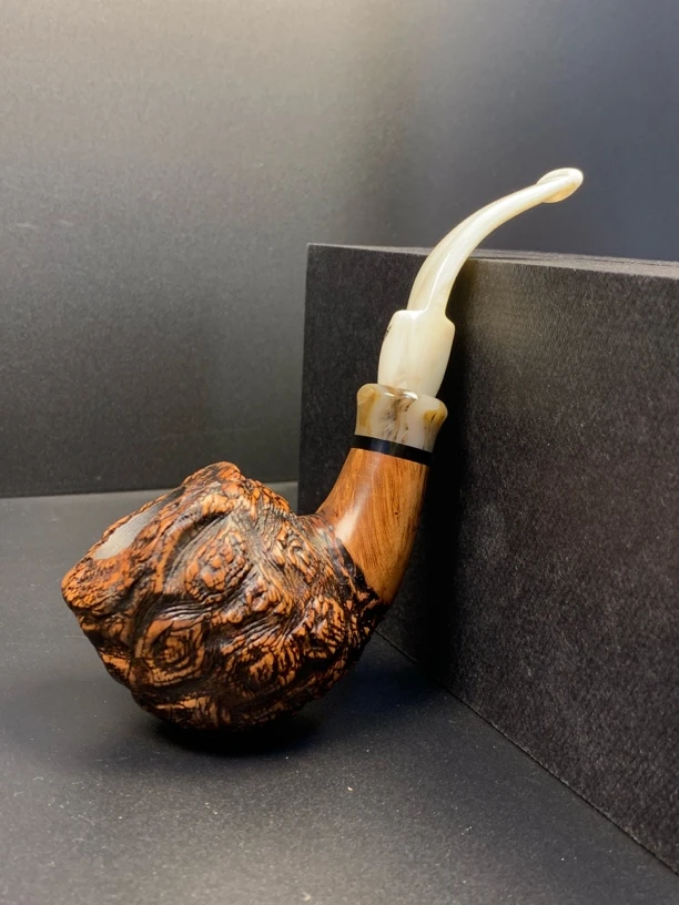 意大利维布拉蒂extra等级手工石楠木烟斗（内径22.7斗深47）