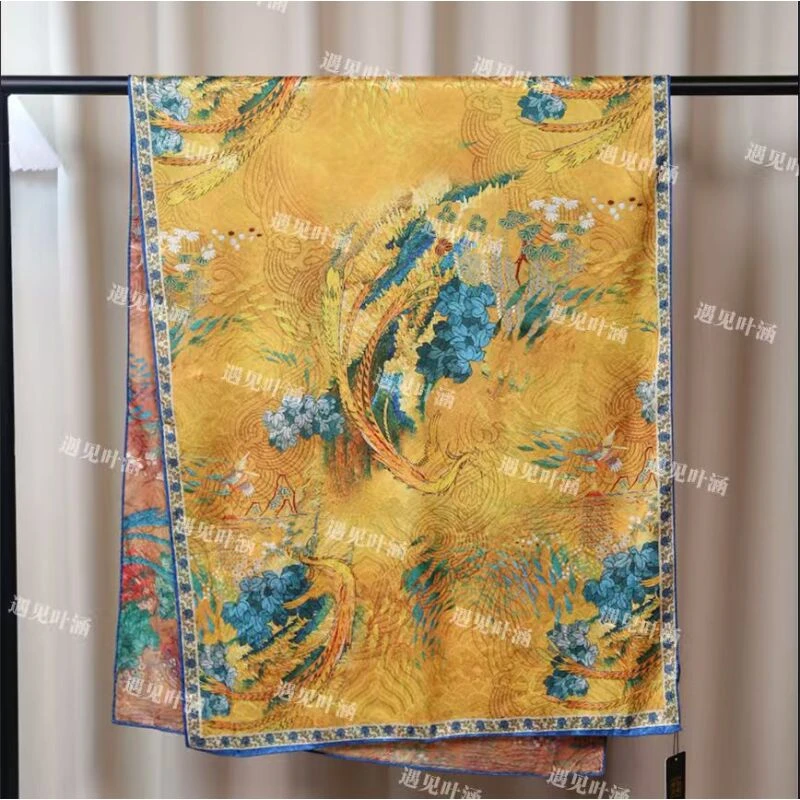 YS018鎏金凤凰（70*180）女士围巾
