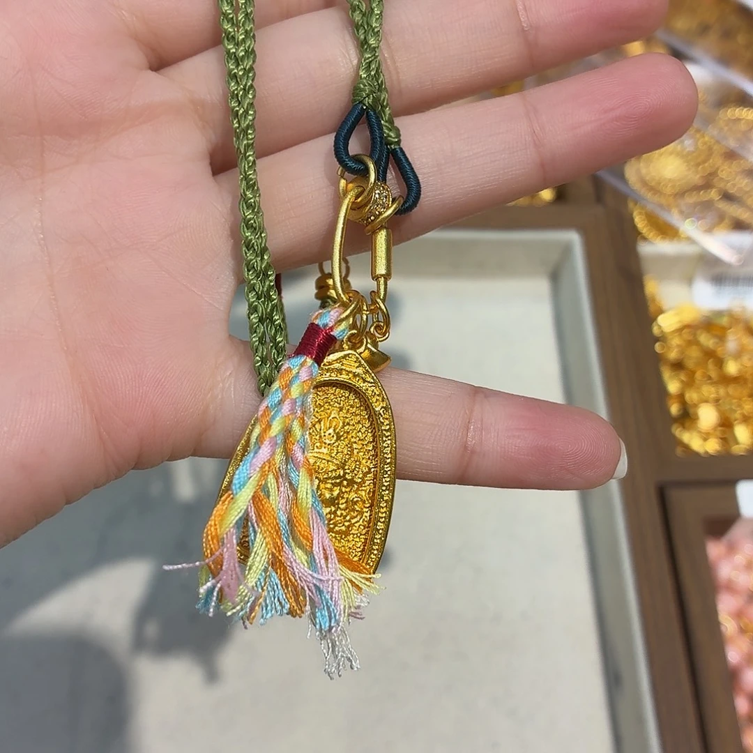 铜合金3665强保色发 1 个壹笔壹吊坠