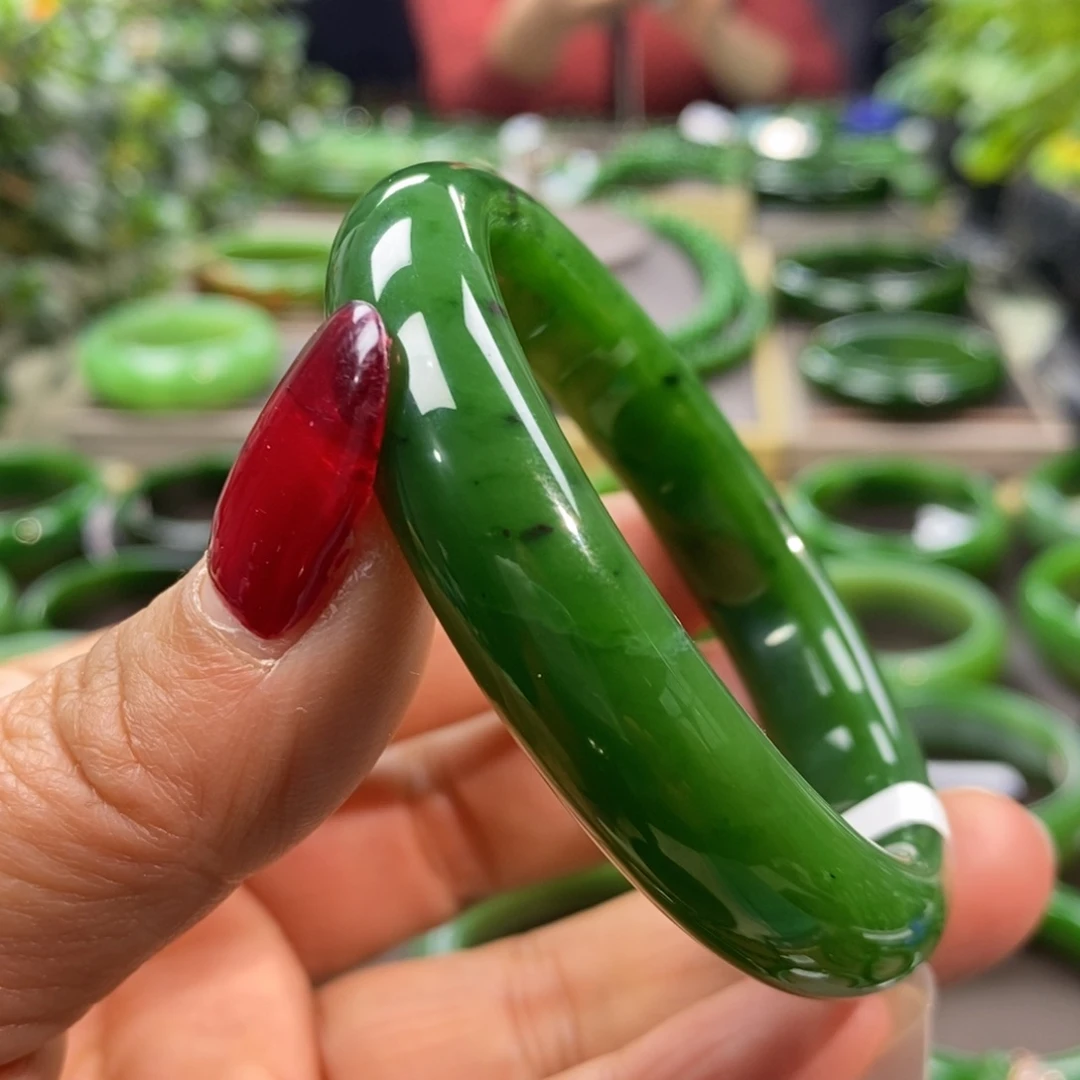 和田玉（碧玉）手镯未镶嵌?***二