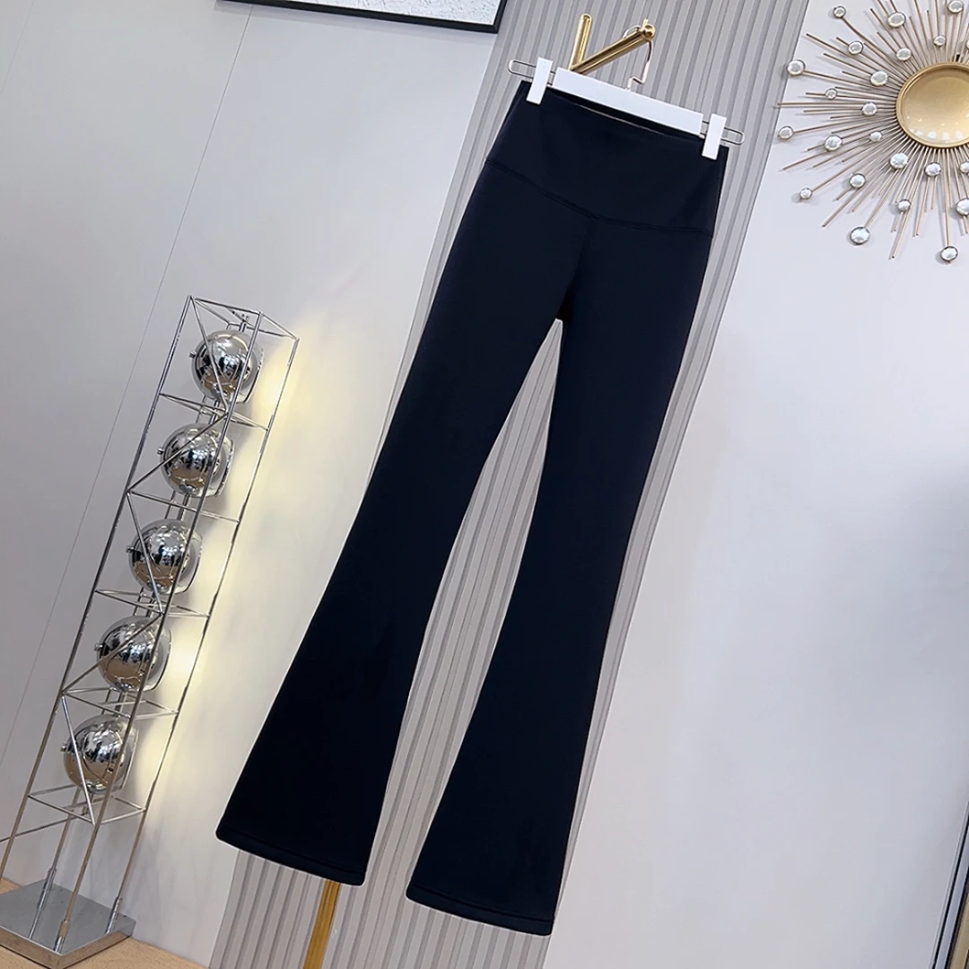 “空气马蹄裤”2024新款未来辣妹薄绒休闲裤