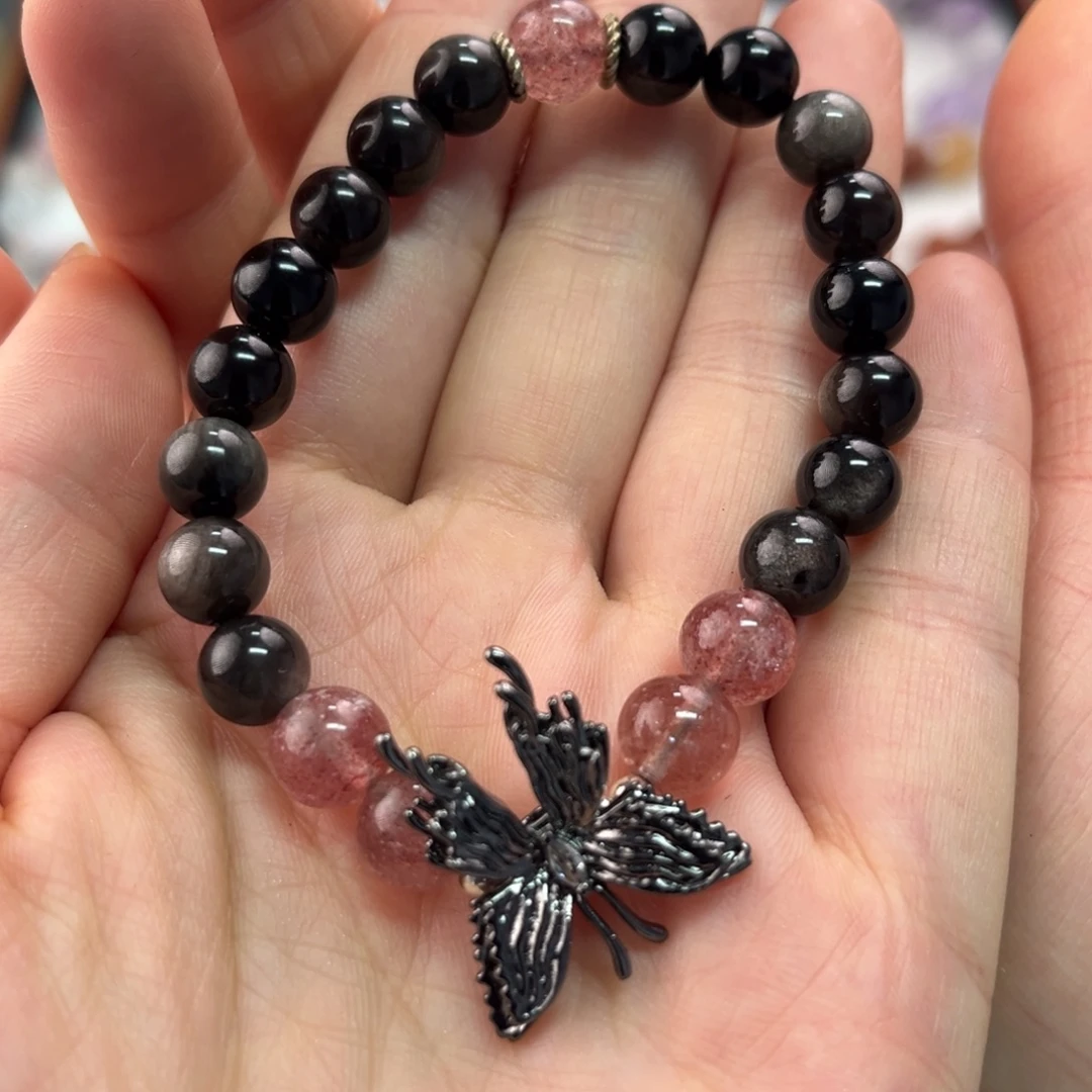 水晶手链未镶嵌原创