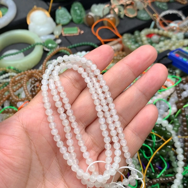 和田玉未镶嵌手链18