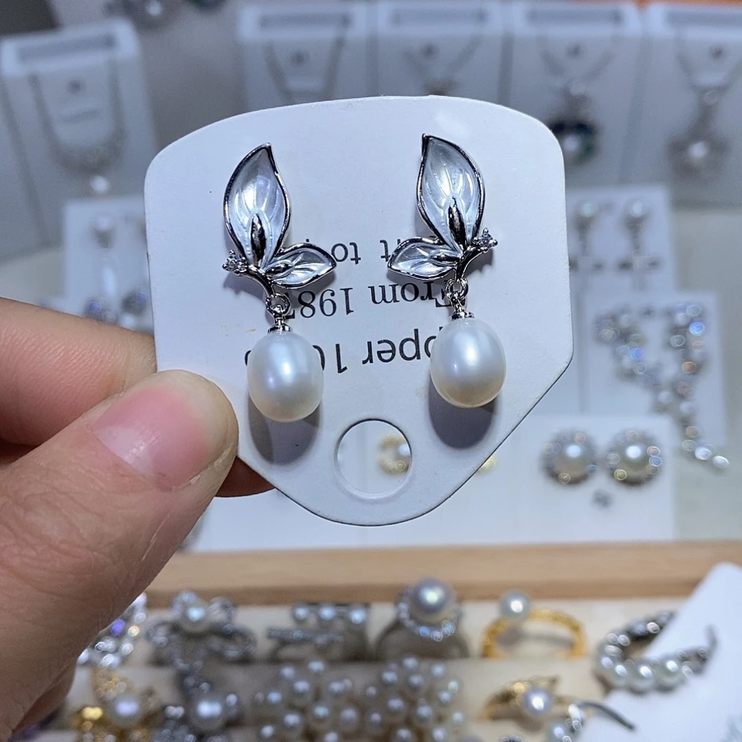 耳饰未镶嵌淡水珍珠