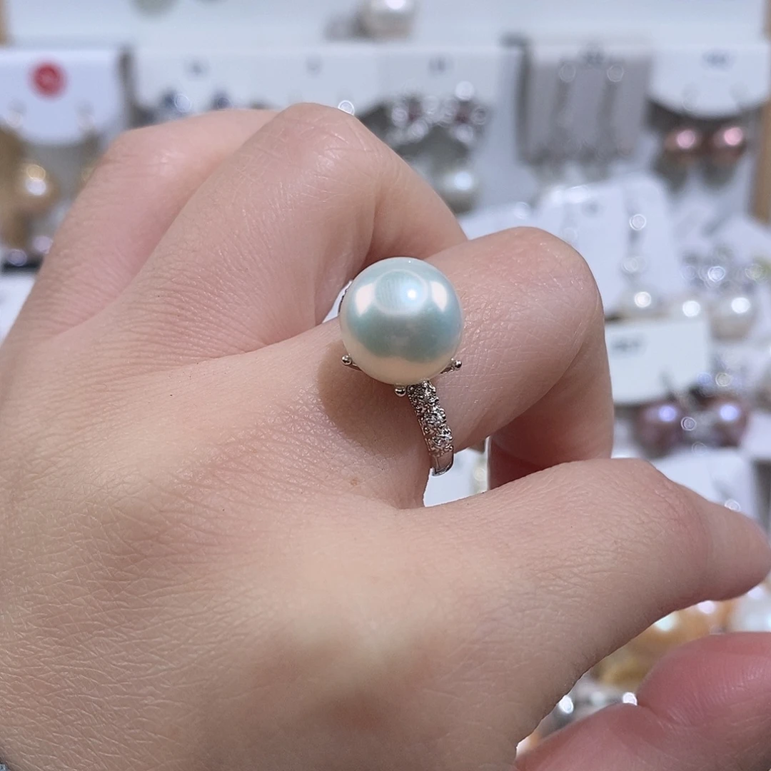 戒指未镶嵌淡水珍珠w11.2
