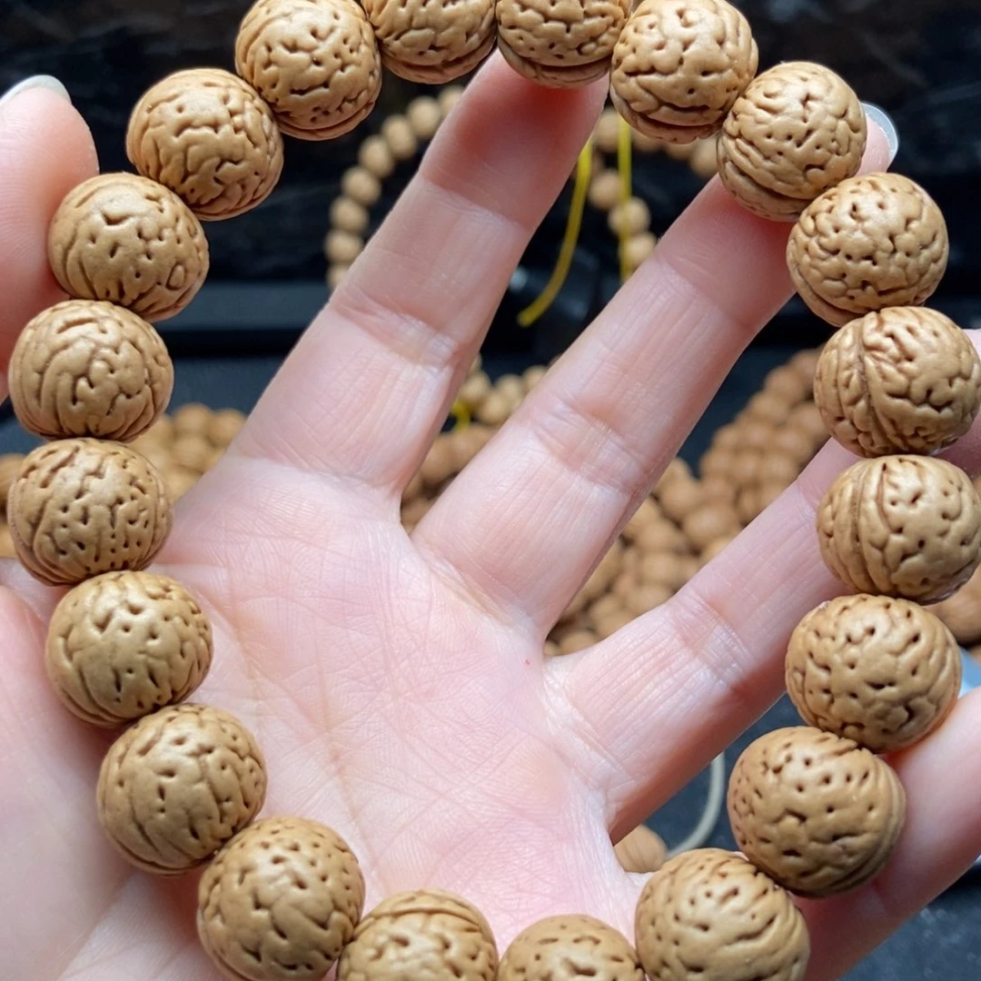 桃核手串金丹肌肉纹15尺寸