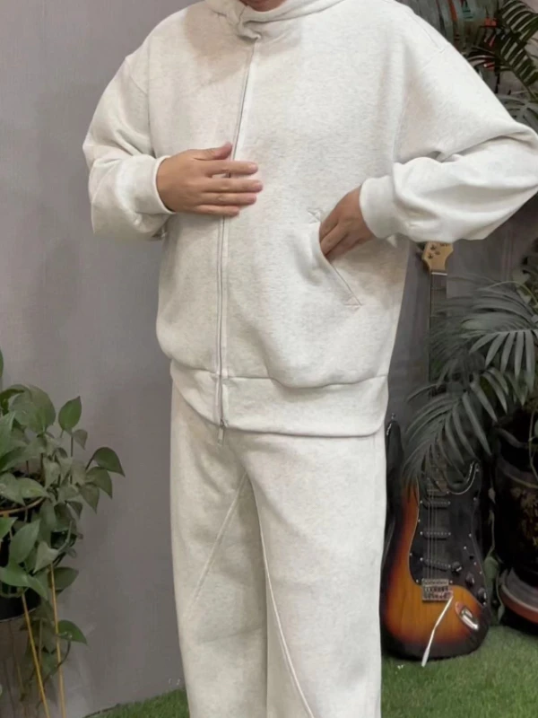 882408 668男士新款时尚休闲外套裤子套装