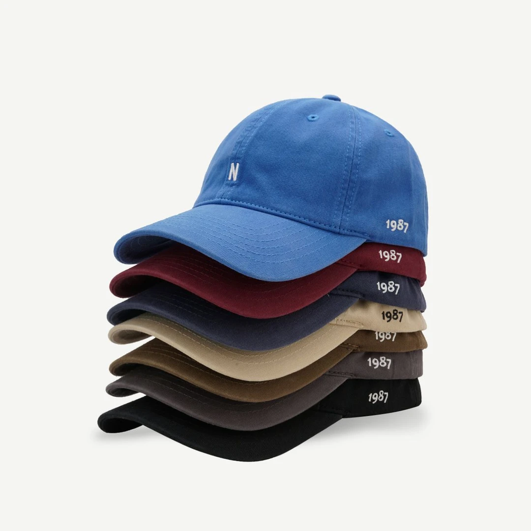 freerabbitII四季大头围显脸小简单字母鸭舌帽遮阳休闲情侣棒球帽