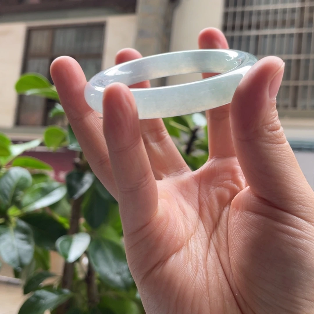 未镶嵌手镯翡翠56圆条