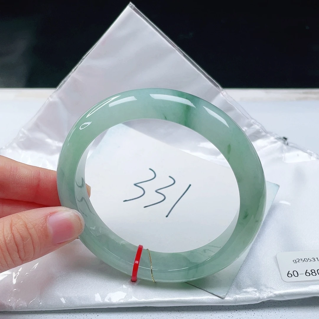 翡翠未镶嵌手镯60+正圈